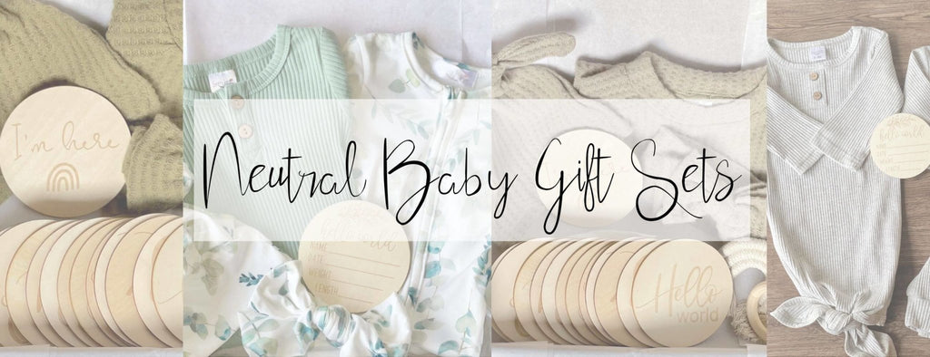 Neutral Baby Gift Sets | Sassy Jo's Babies and Bows