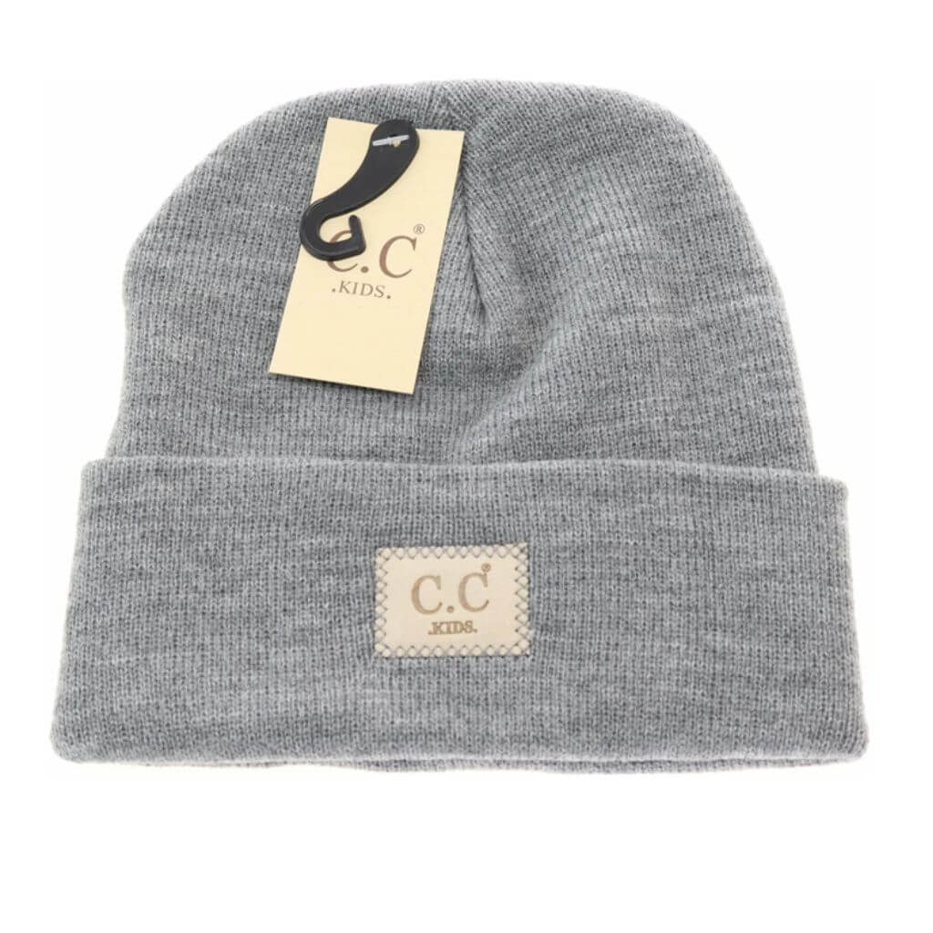 Kids C.C Oversized Logo Beanie