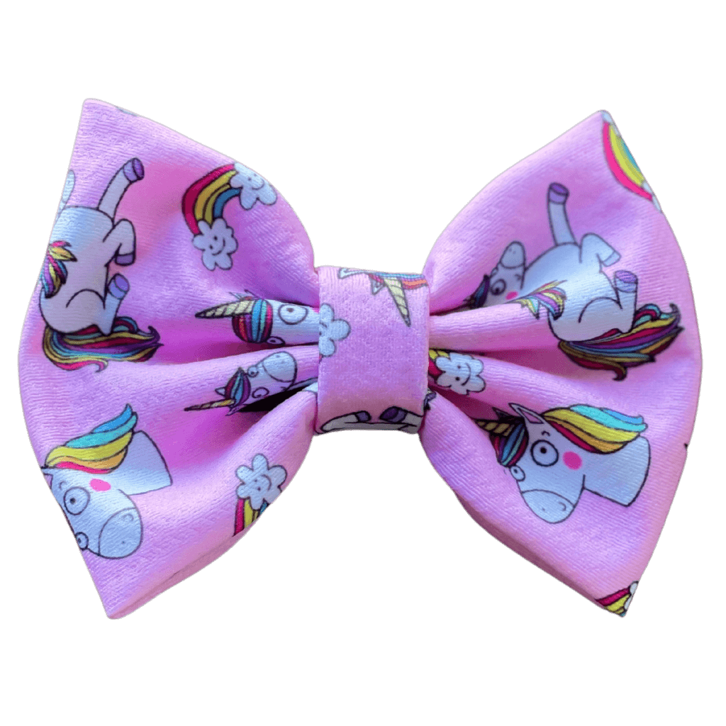 Printed Bullet Fabric Hair Bow Clip