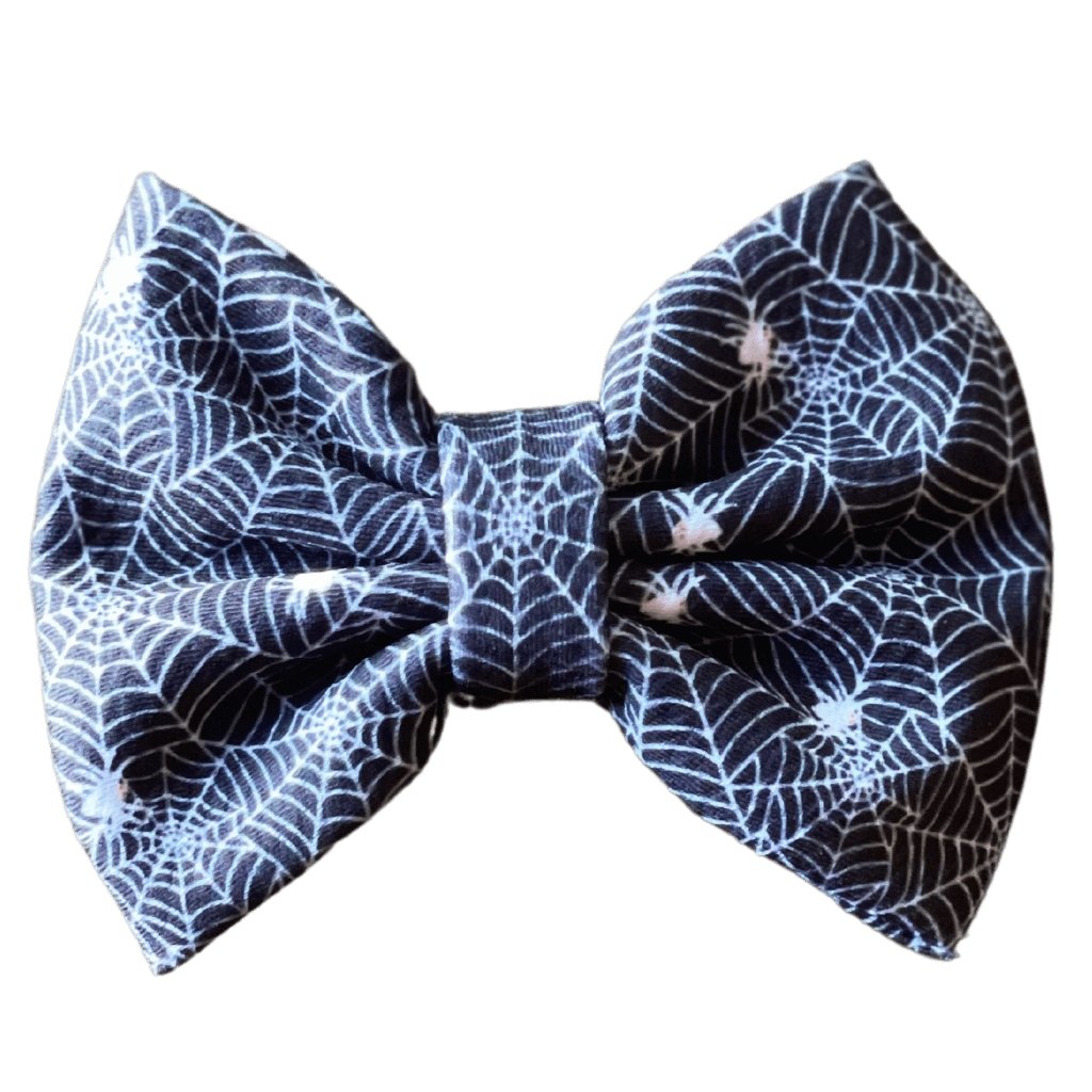 Printed Bullet Fabric Hair Bow Clip