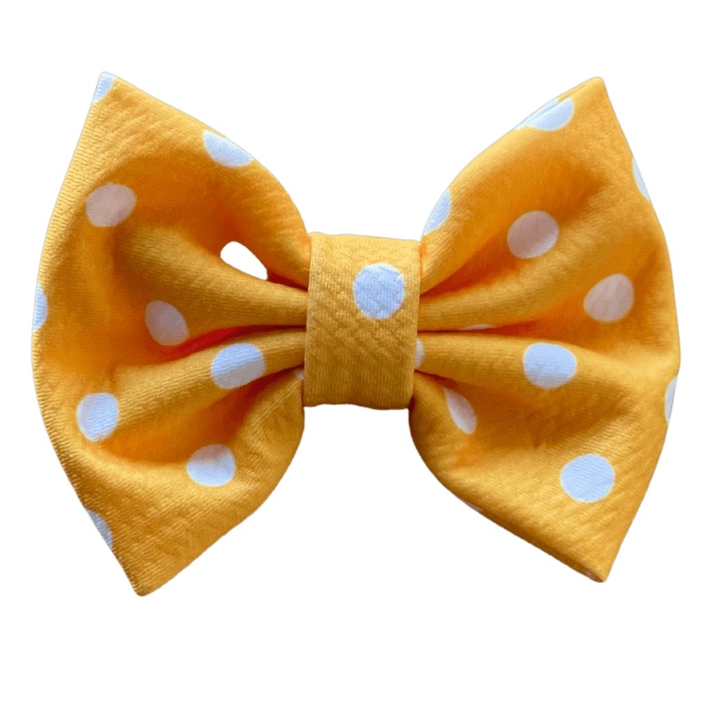 Printed Bullet Fabric Hair Bow Clip